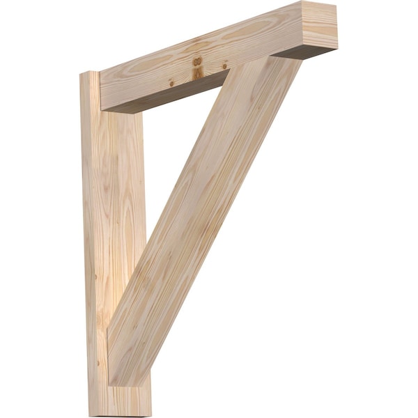 Ekena Millwork Traditional Block Smooth Outlooker, Douglas Fir, 5 1/2"W x 30"D x 30"H OUT06X30X30TRA05SDF - main